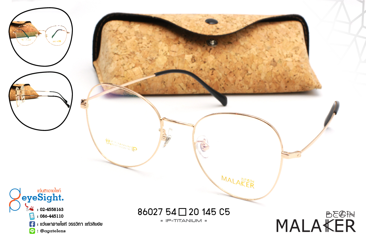glasses MALAKER 86027 54[]20-145 C5